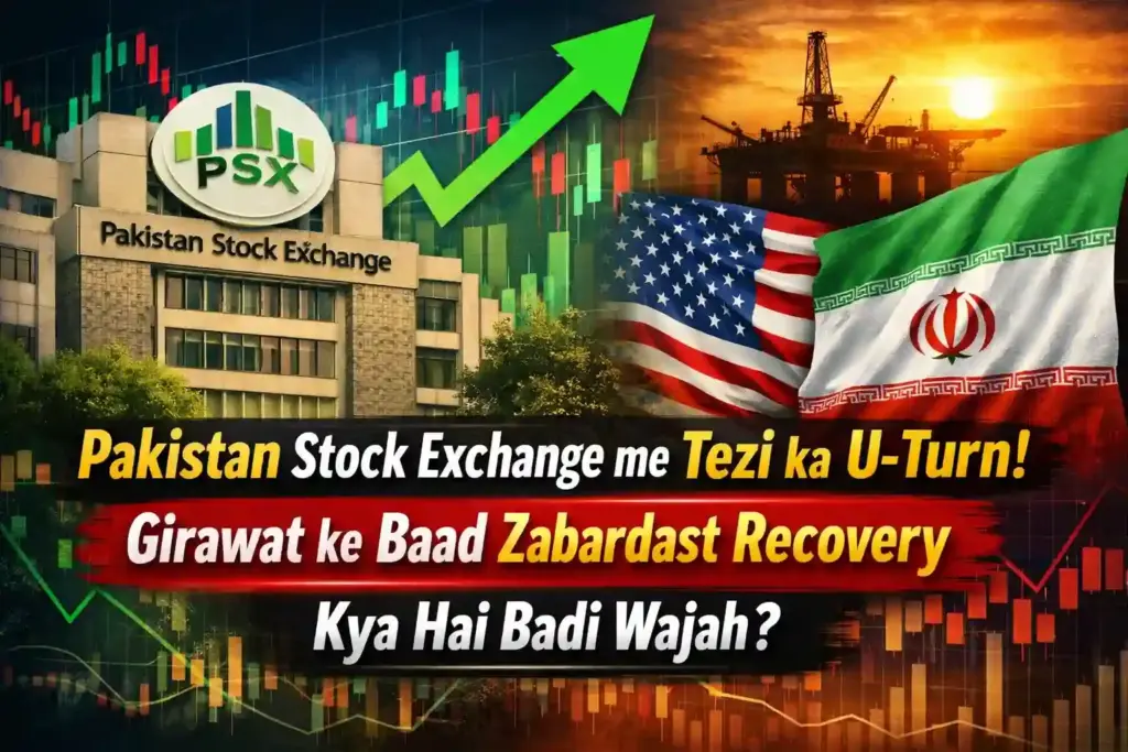 Pakistan Stock Exchange me Tezi ka U-Turn: Girawat ke baad Zabardast Recovery, Kya Hai Badi Wajah?