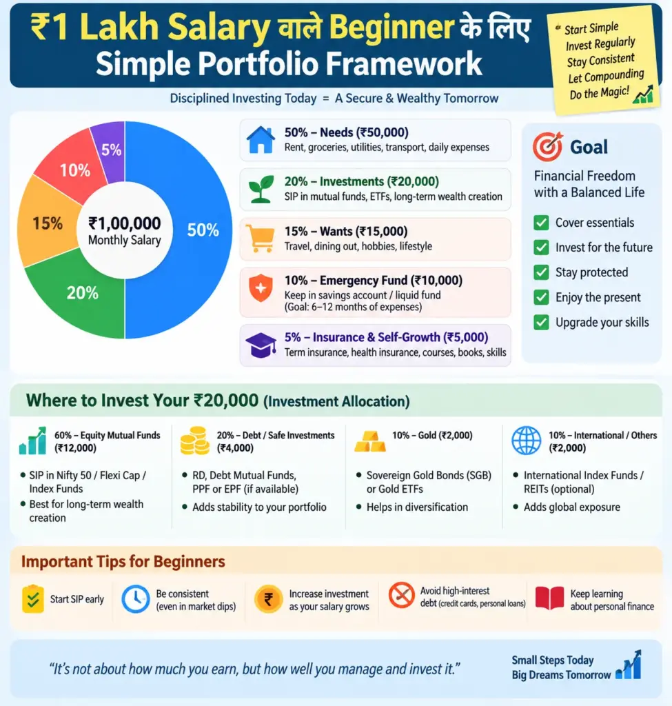 1 Lakh Salary Investment Plan