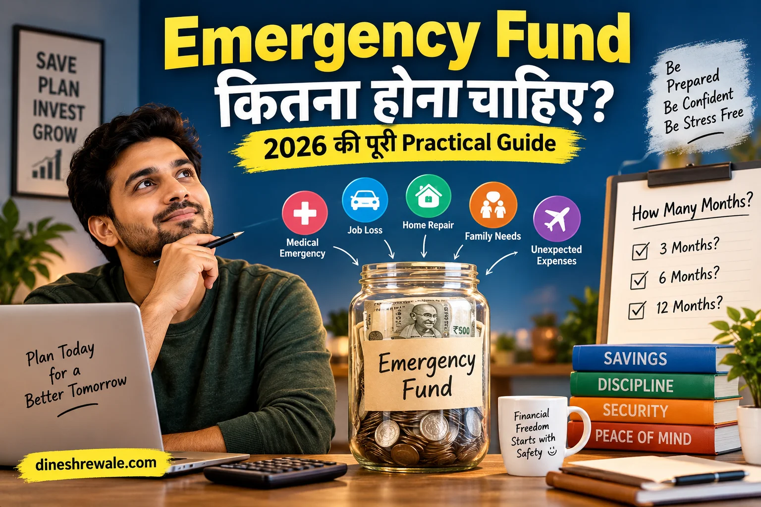 Emergency Fund कितना होना चाहिए?
