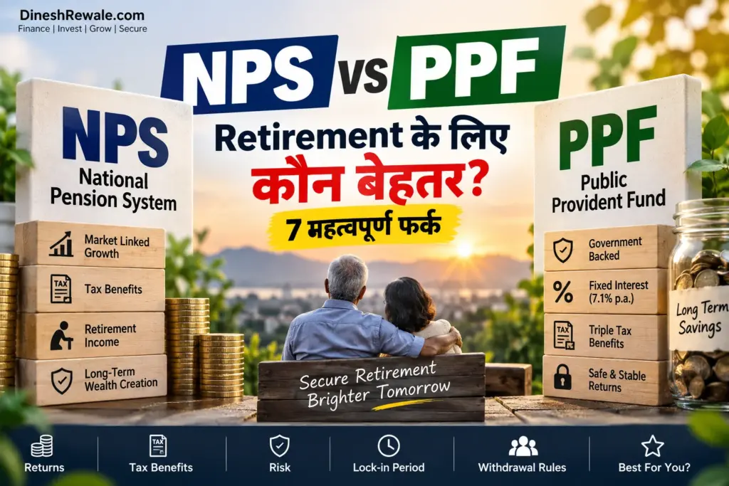 NPS vs PPF: Retirement के लिए कौन बेहतर? 7 फर्क