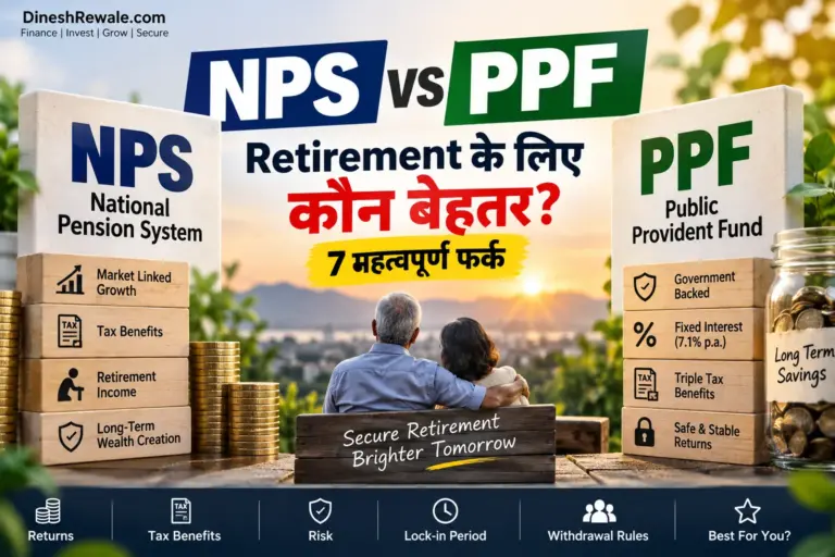 NPS vs PPF: Retirement के लिए कौन बेहतर? 7 फर्क