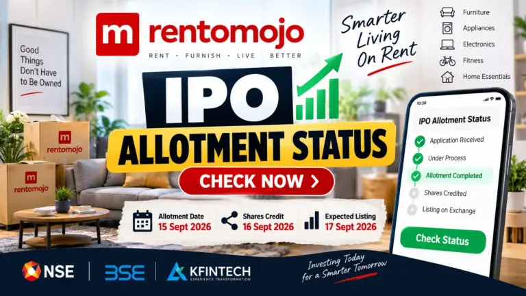Rentomojo IPO Allotment Status