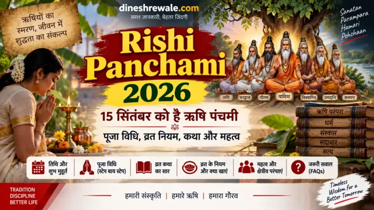 Rishi Panchami 2026: Date, Puja Vidhi, Vrat Katha और महत्व