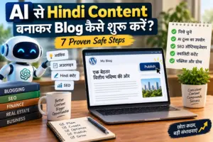 ai se hindi content banakar blog kaise shuru karen