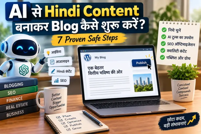 ai se hindi content banakar blog kaise shuru karen