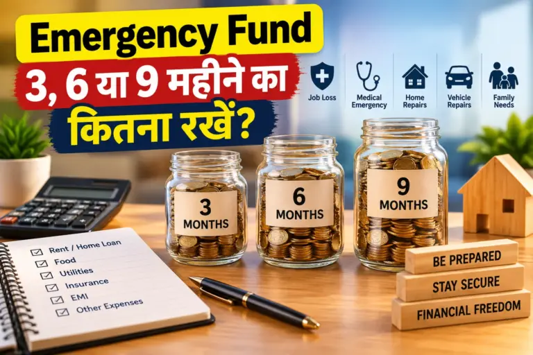 Emergency Fund: 3, 6 या 9 महीने का कितना रखें? 7 Rules