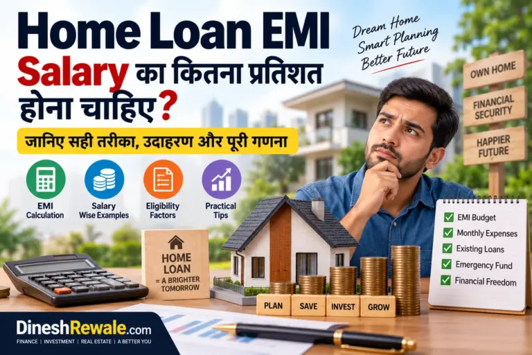 Home Loan EMI Salary का कितना प्रतिशत होना चाहिए