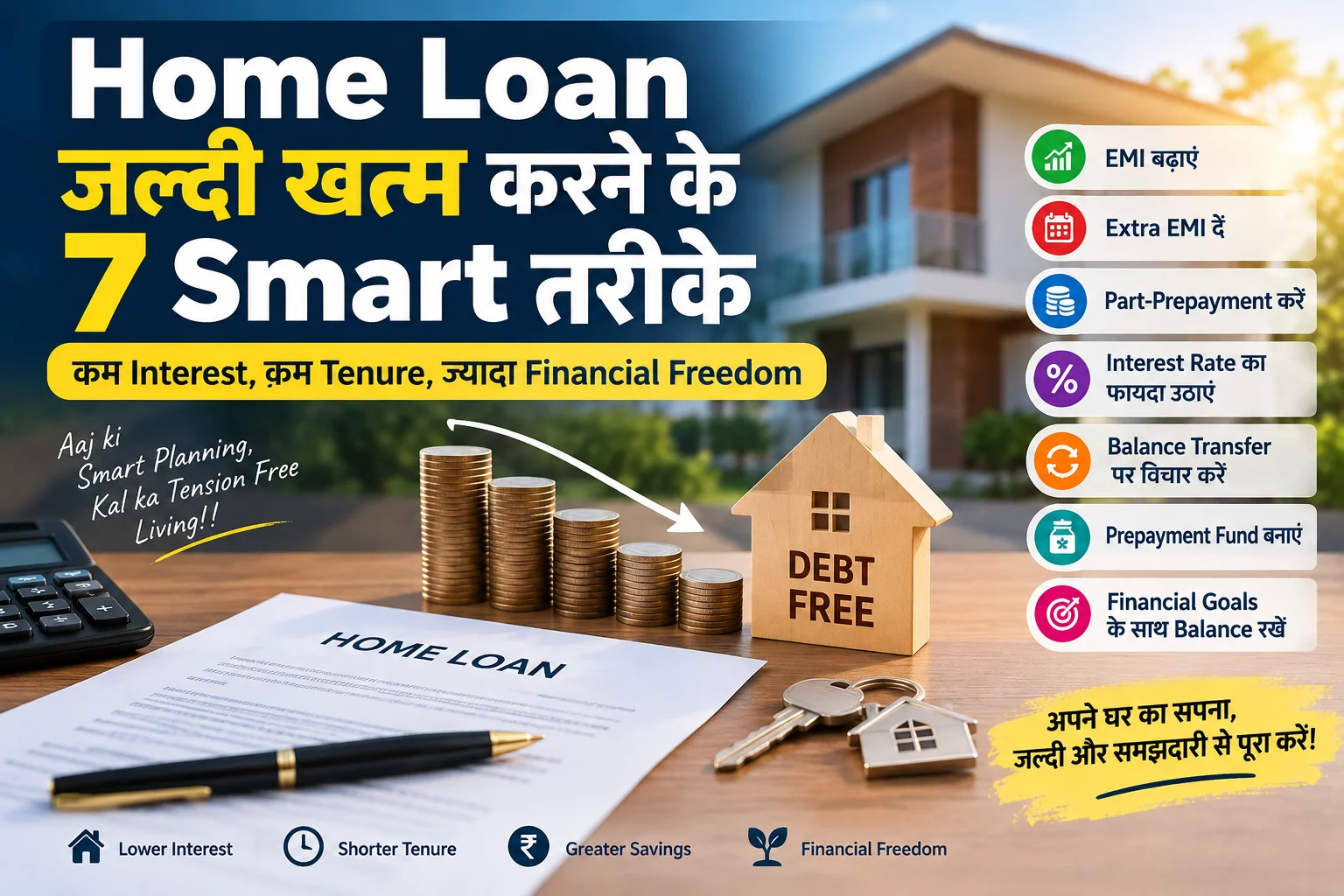 Home Loan जल्दी खत्म करने के 7 Smart तरीके