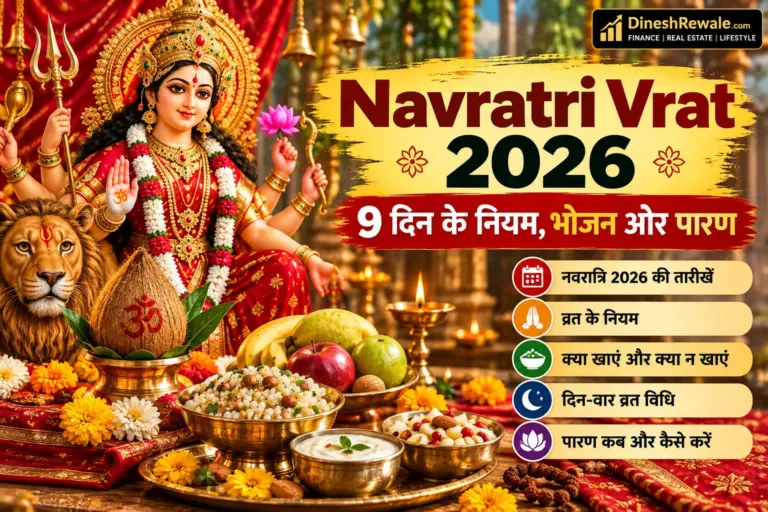 Navratri Vrat 2026 के नियम, व्रत भोजन और पारण