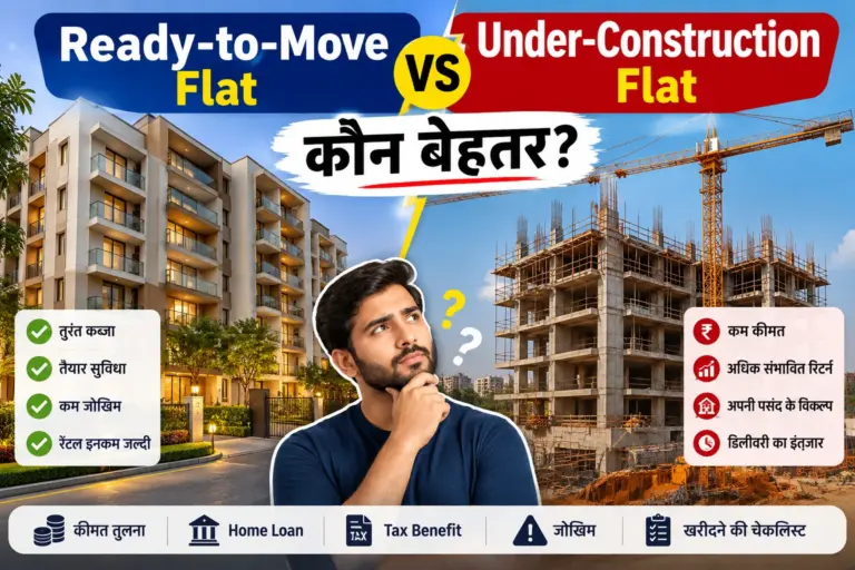 Ready-to-Move vs Under-Construction Flat: कौन बेहतर?
