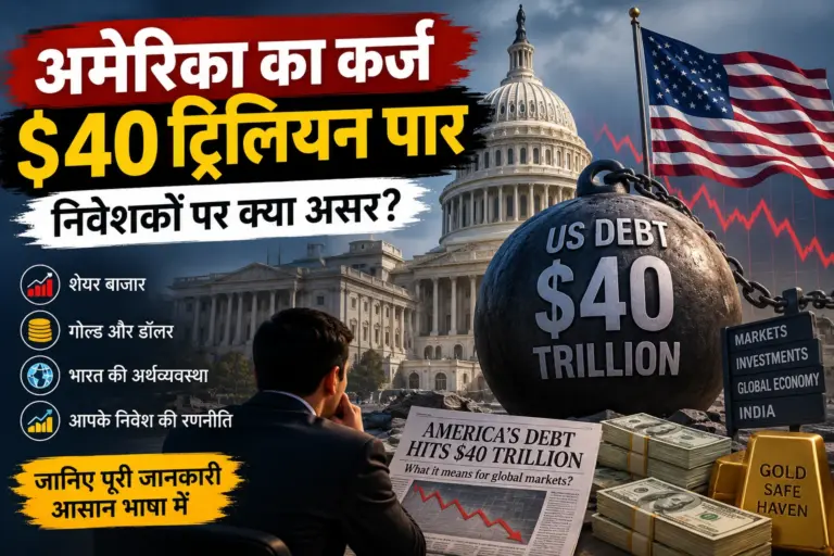 अमेरिका का कर्ज $40 ट्रिलियन पार, निवेशकों पर क्या असर?