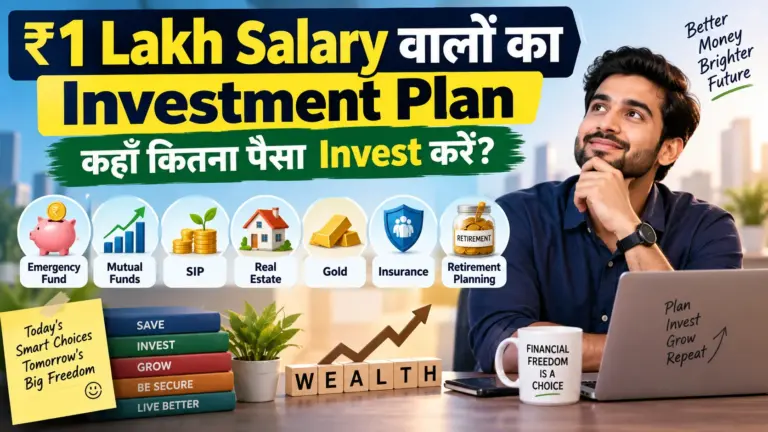 ₹1 Lakh Salary वालों का Investment Plan: कहाँ कितना पैसा Invest करें?