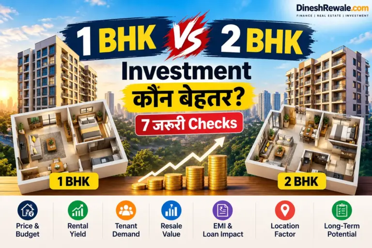 1 BHK vs 2 BHK Investment: कौन बेहतर?