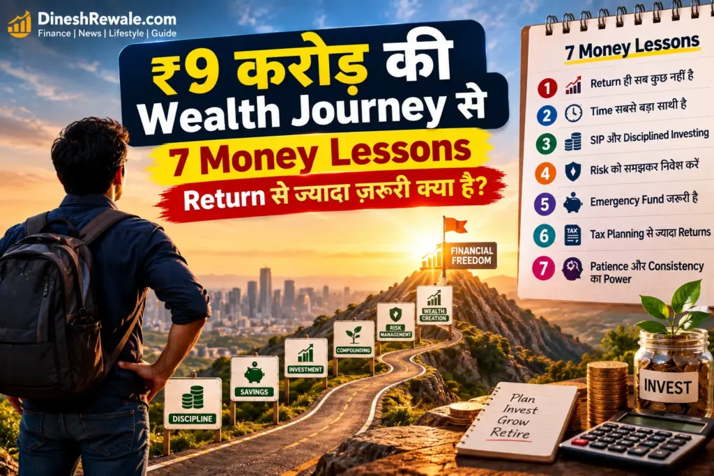 ₹9 करोड़ Wealth Journey से 7 Money Lessons: असली सीख