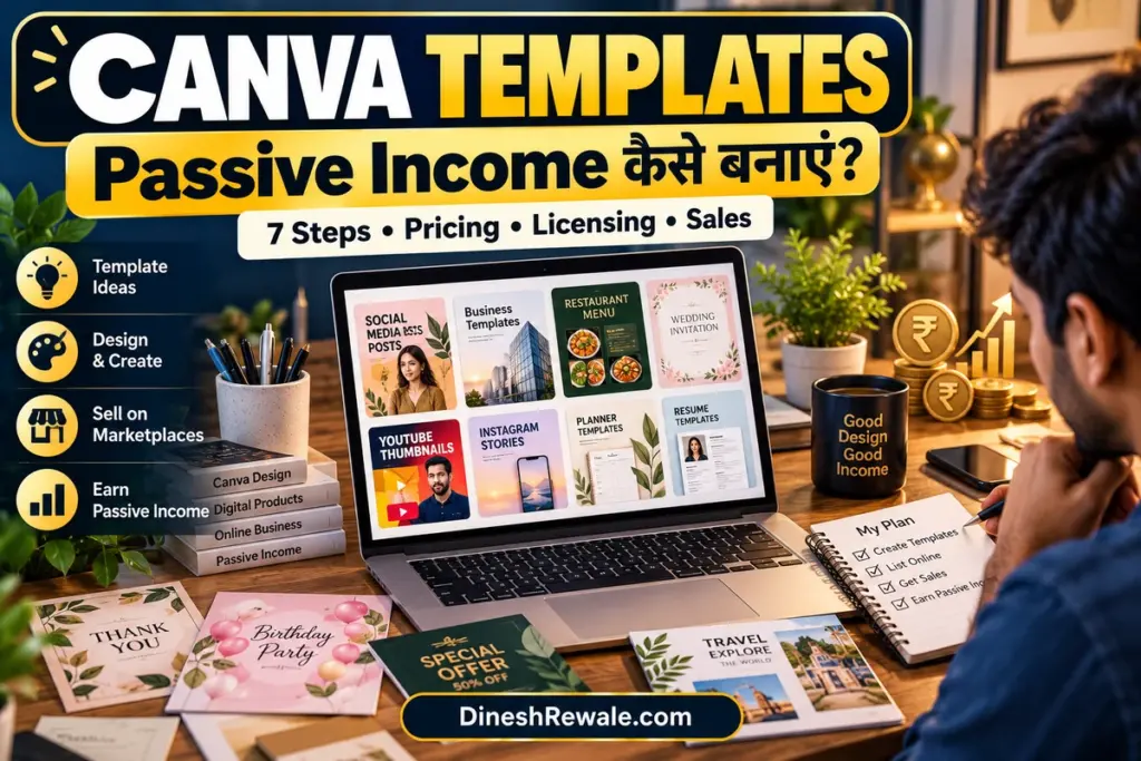 Canva Template बेचकर Passive Income कैसे बनाएं? 7 Steps