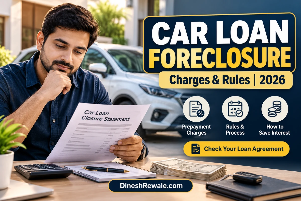 Car Loan Foreclosure Charges और RBI के नियम समझाने वाली featured image