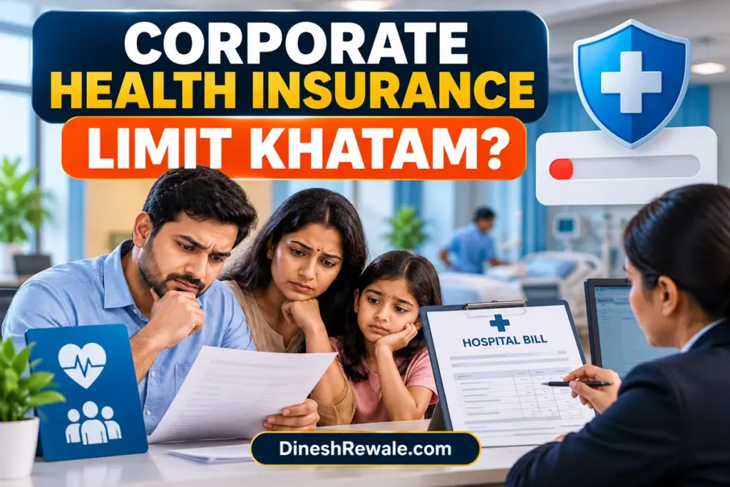 Corporate Health Insurance की लिमिट खत्म होने पर क्या करें?