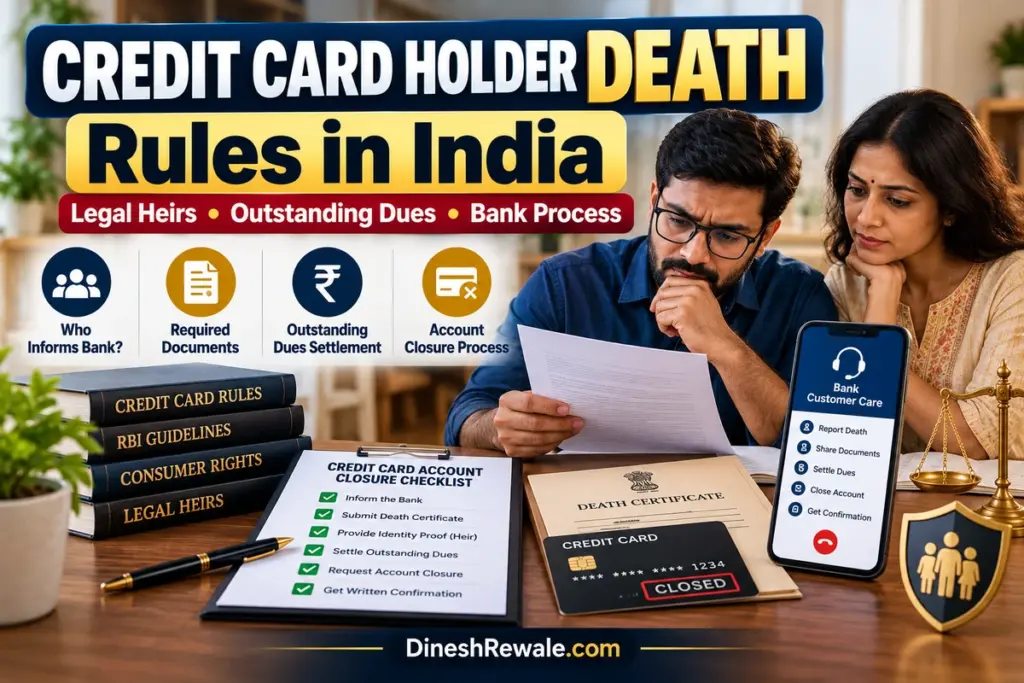 Credit Card Holder की Death पर क्या होता है? India के 7 Rules
