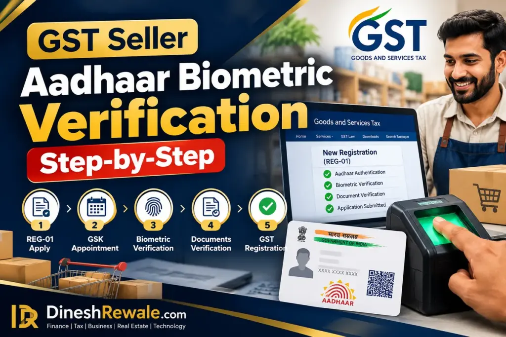 GST Seller Aadhaar Biometric Verification: 7 Steps