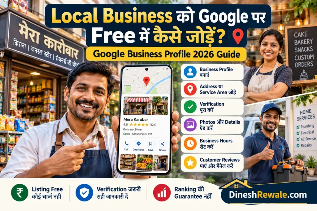 अपने Local Business को Google पर फ्री में कैसे सेटअप करें?
