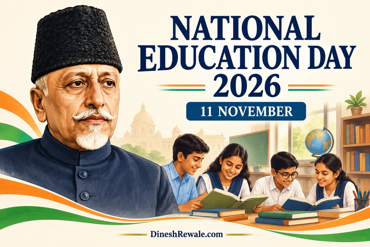 National Education Day 2026, 11 November, Maulana Abul Kalam Azad and Indian students
