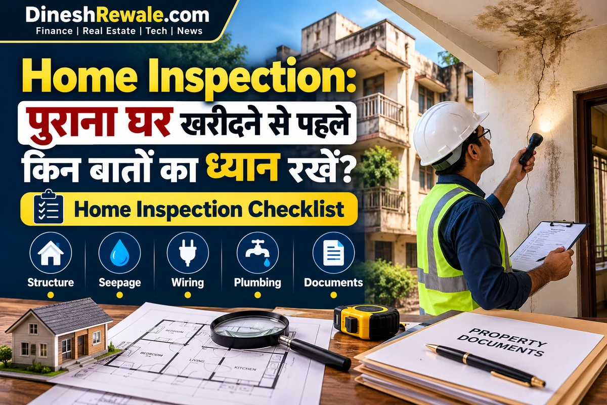 पुराना घर खरीदने से पहले Home Inspection Checklist, DineshRewale.com
