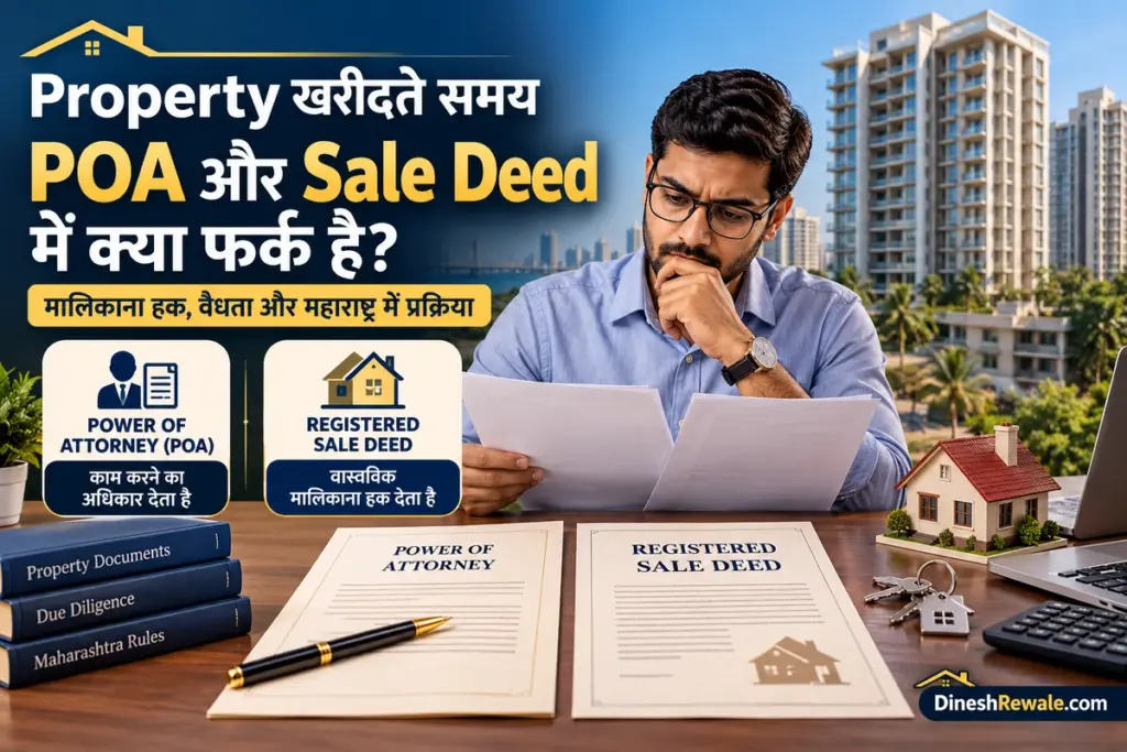 Property खरीदते समय POA और Sale Deed में क्या फर्क है?