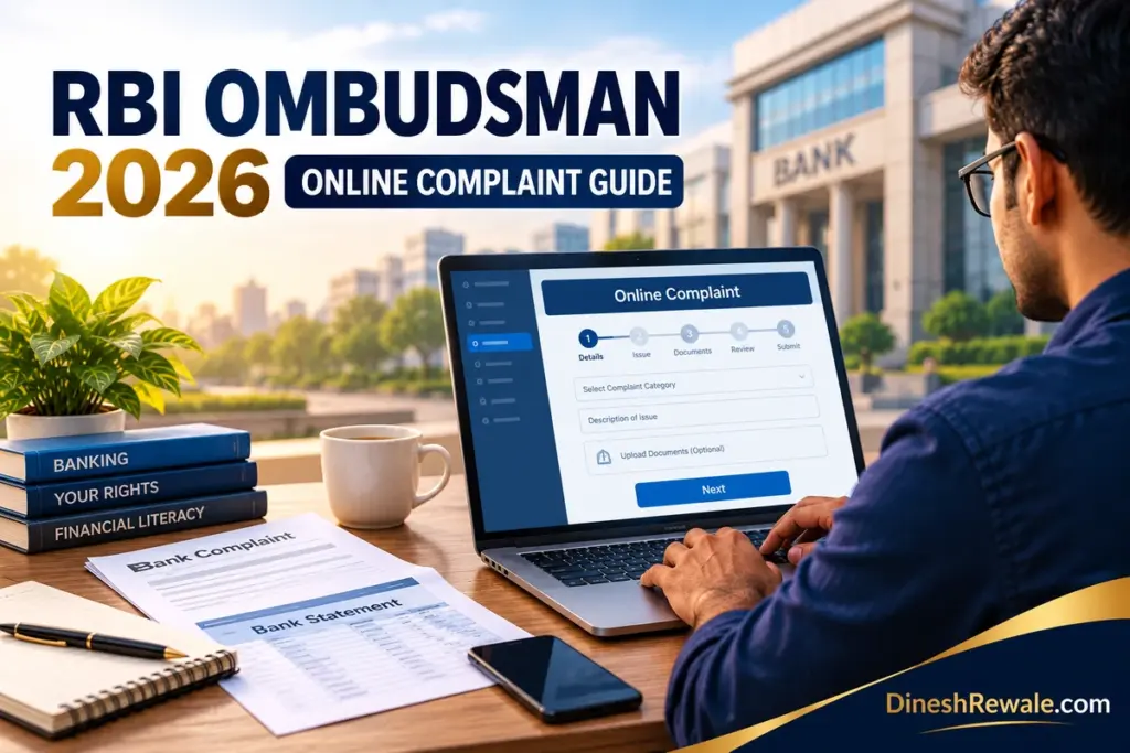 RBI Ombudsman 2026: Online Complaint के 7 Steps