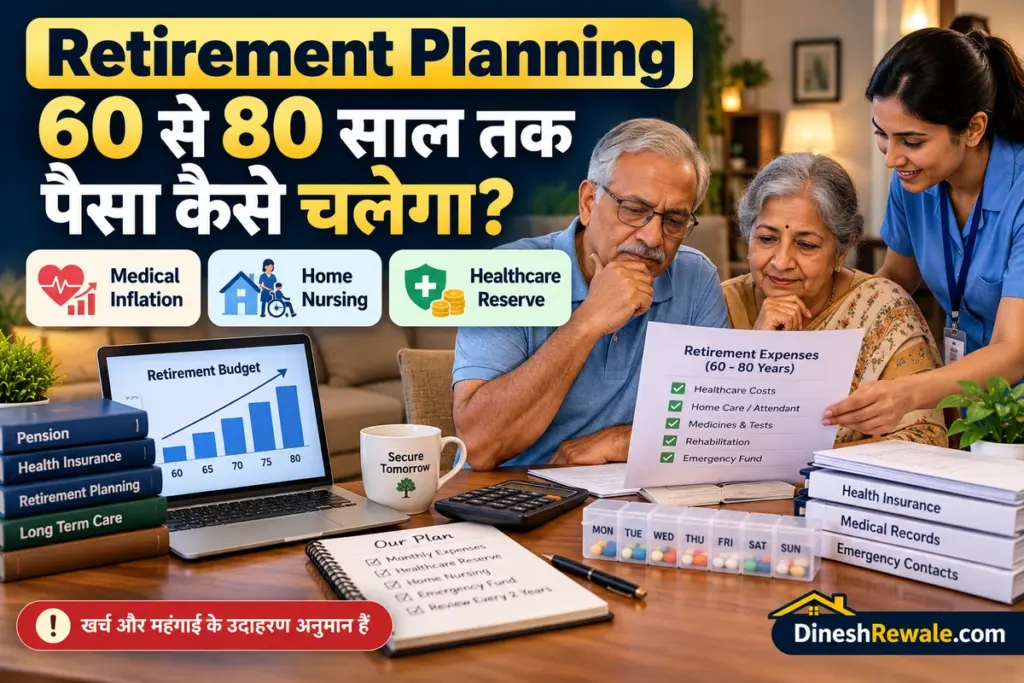 Retirement Planning: 60 से 80 साल तक के खर्च के लिए कितना पैसा चाहिए?