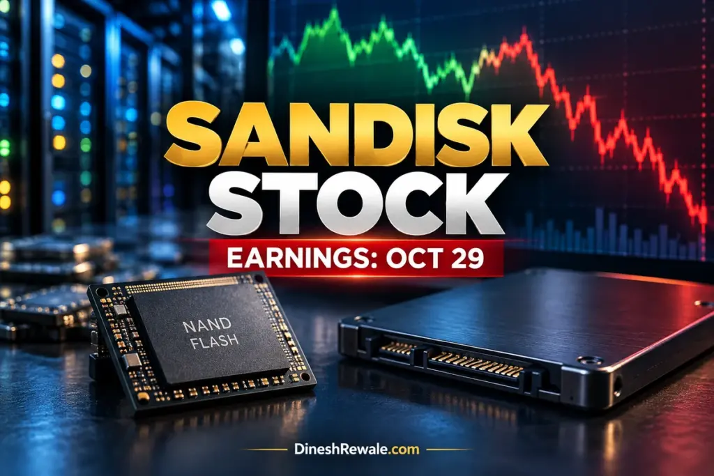 SanDisk Stock क्यों गिरा? 29 अक्टूबर Earnings पर नजर