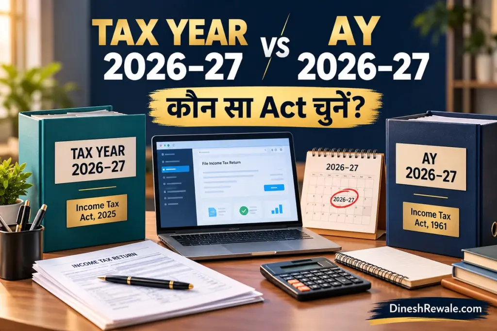 Tax Year 2026-27 vs AY 2026-27: कौन सा Act चुनें?