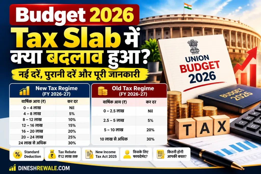 Budget 2026: Tax Slab में क्या बदलाव हुआ? पूरी जानकारी