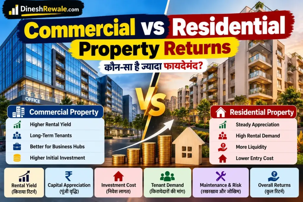 Commercial vs Residential Property: 10 Return Differences
