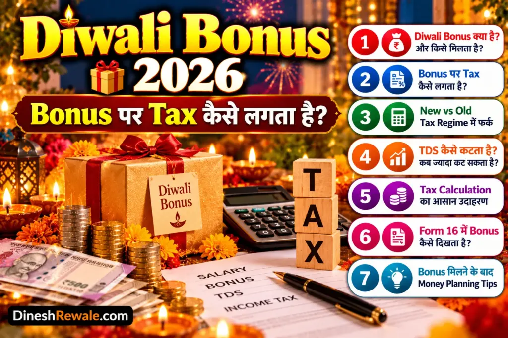 Diwali Bonus 2026: Bonus पर Tax कैसे लगता है?