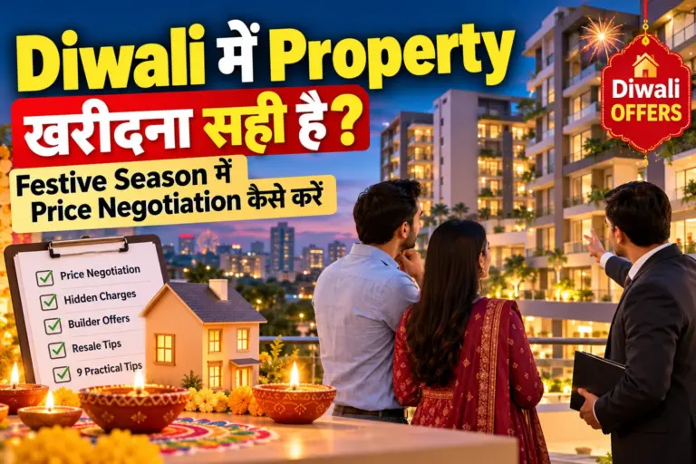 Diwali में property खरीदने और festive season में price negotiation की जानकारी