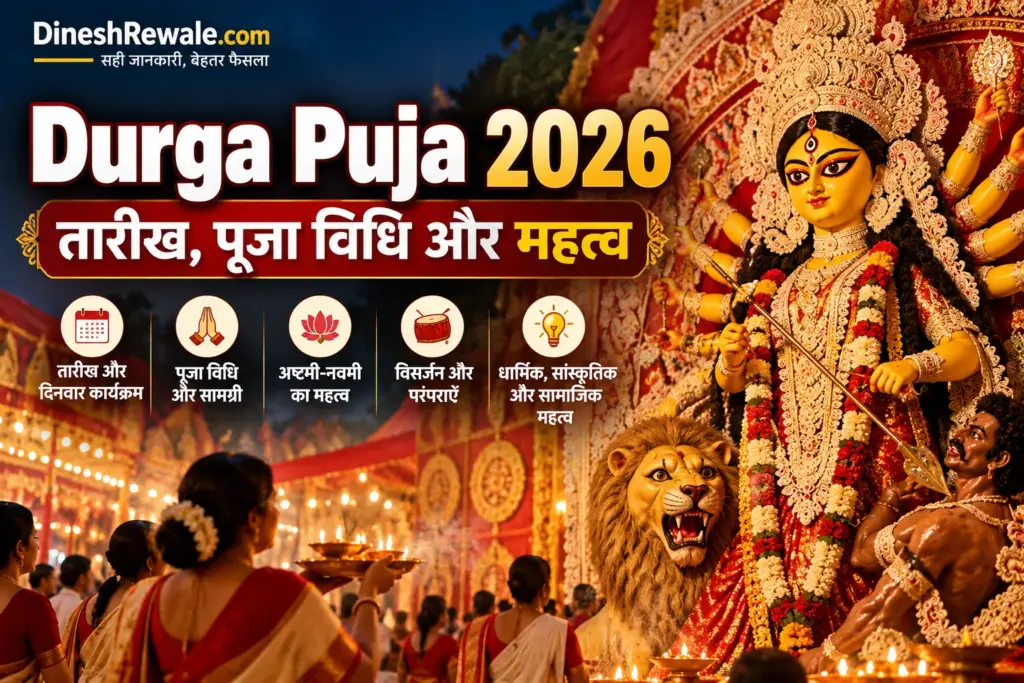 Durga Puja 2026: तारीख, पूजा विधि और महत्व