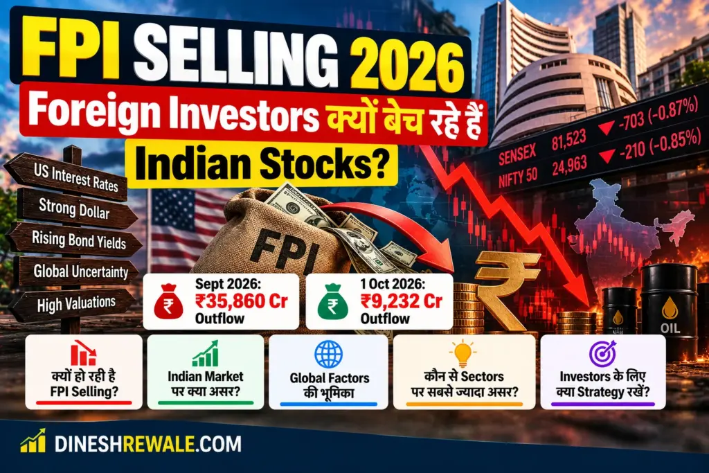 FPI Selling 2026: Foreign Investors क्यों बेच रहे हैं Indian Stocks?