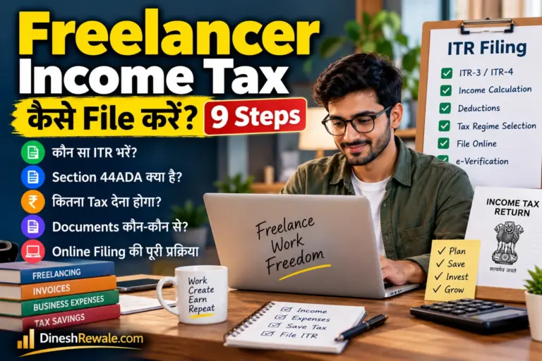 Freelancer Income Tax कैसे File करें 9 Steps