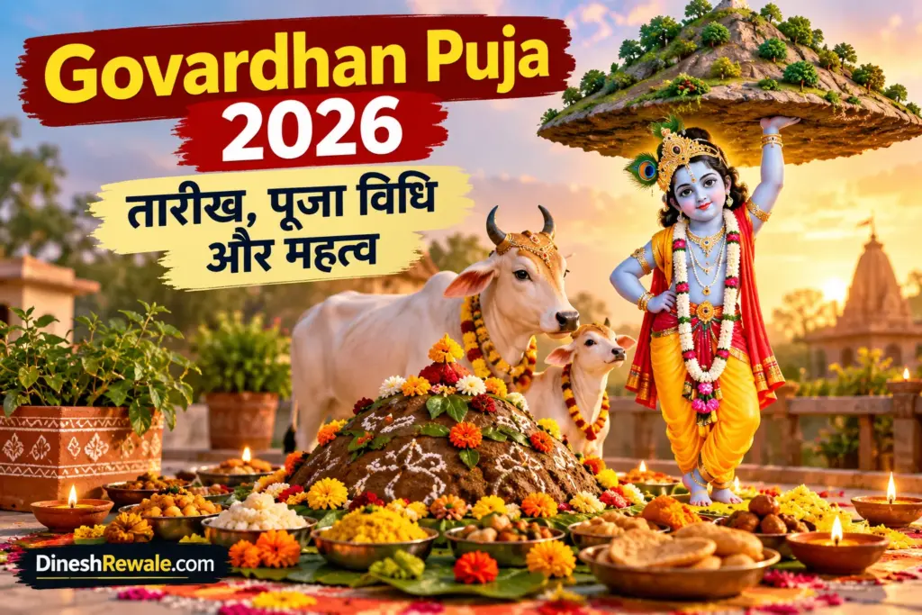 Govardhan Puja 2026: तारीख, पूजा विधि और महत्व