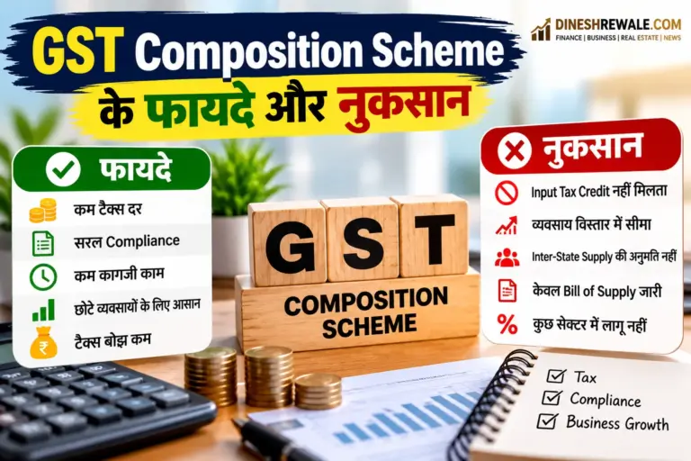 GST Composition Scheme के 7 फायदे और 8 नुकसान