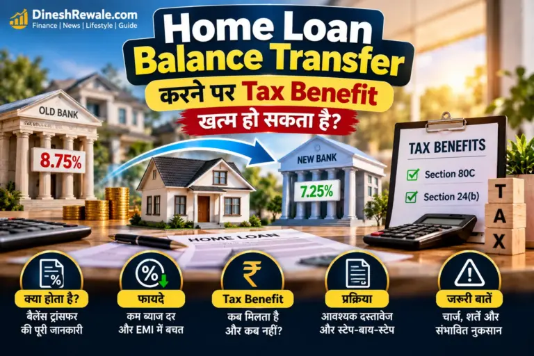 Home Loan Balance Transfer: Tax Benefit के 7 Rules